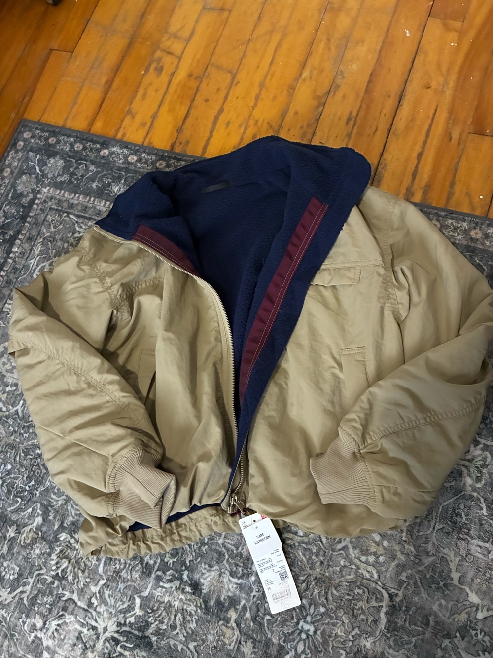 Uniqlo Fleece Lined Stand Blouson HARD TO FIND